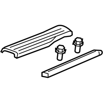 Honda 84211-SHJ-A01ZA Garnish Assy., R. RR. Side *G64L* (OLIVE)