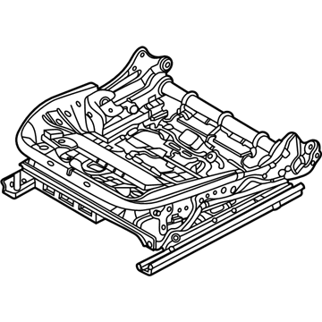 BMW 52-10-7-496-839 SEAT MECHANISM LEFT