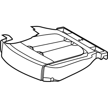 BMW 52-20-9-484-506 FOAM PAD COMFORT SEAT RIGHT