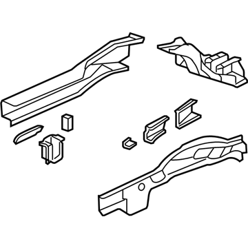 Honda 60810-SDA-A01ZZ Frame, R. FR. Side