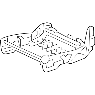 Honda 81736-TK8-A01 Frame, L. Middle Seat Cushion