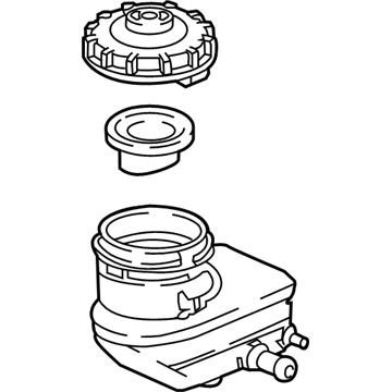 Acura 46660-TVA-A02 RESERVOIR ASSY., OIL