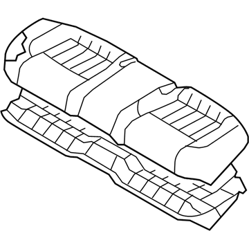 Hyundai 89100-3M711-RHE Cushion Assembly-Rear Seat