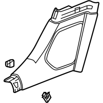 GM 84691269 Rear Sill Plate