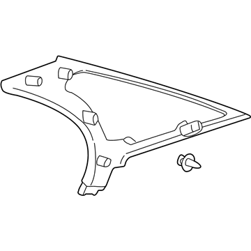 Lexus 62480-30380-A0 Garnish, Roof Side, Inner LH