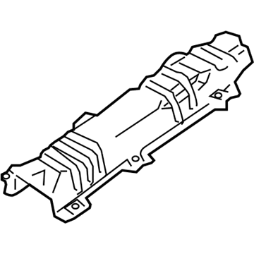 Nissan 74753-4Z400 INSULATOR-Heat, Front Floor