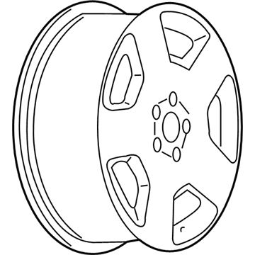 GM 9598242 Wheel, Alloy