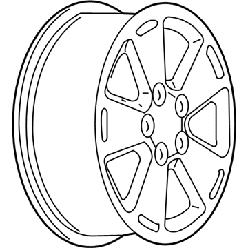 GM 9595802 Wheel, Alloy