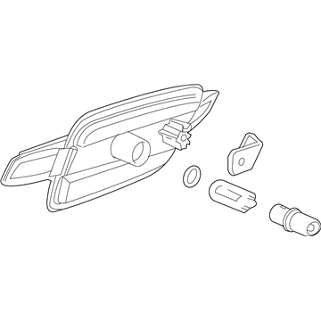 GM 92420920 Lamp Asm, Front Side Turn Signal