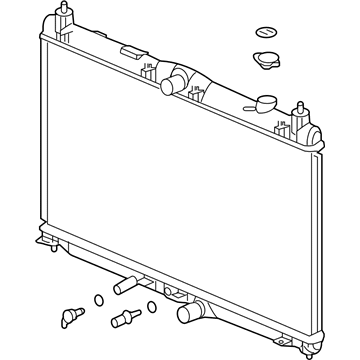 Honda 19010-6L2-A21 Radiator Complete