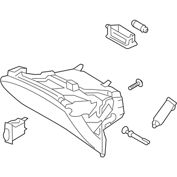 Kia 84510B2100EQ Glove Box Assembly