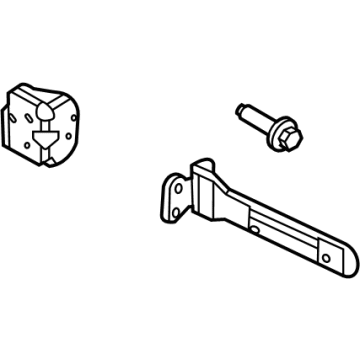 Ford M2DZ-7826800-B HINGE ASY - REAR DOOR