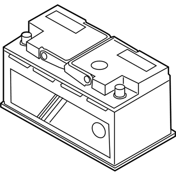 BMW 61-21-7-591-080 Battery, Manuf.: Exide (Warranty Only)