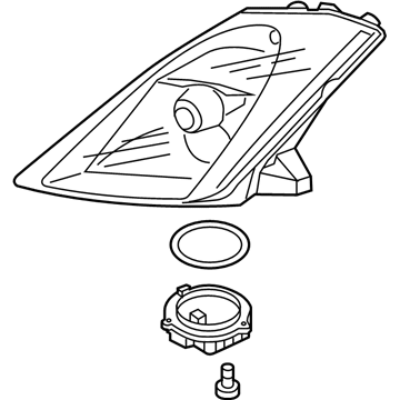 Nissan 26025-CF40B Headlamp Housing Assembly, Passenger Side