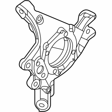 BMW 33-30-8-095-658 WHEEL CARRIER, REAR RIGHT