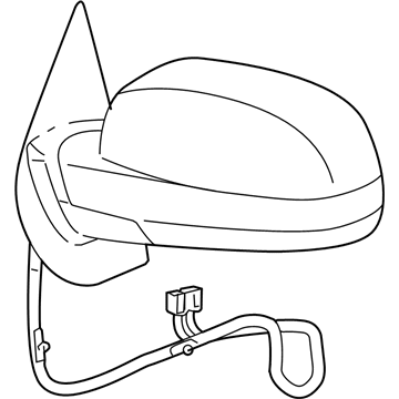 GM 25788157 Mirror Housing