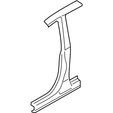 Hyundai 71402-2HB20 Pillar Assembly-Center Outer, RH