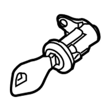 Infiniti H0601-7Y026 Cylinder Set-Door Lock, L