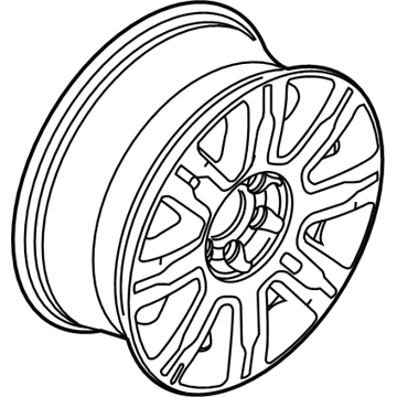 Ford BL1Z-1007-A Wheel, Alloy