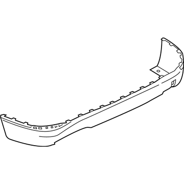 BMW 51-12-7-355-271 Trim Panel, Bumper, Middle Rear