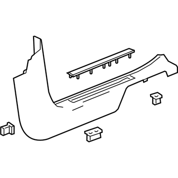 GM 84445011 Front Sill Plate