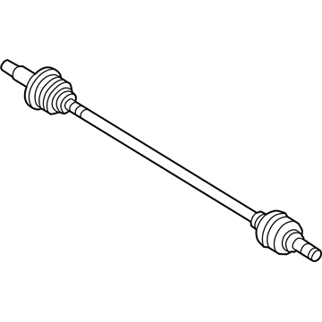 Hyundai 49601-S8000 Shaft Assembly-Drive RR, RH