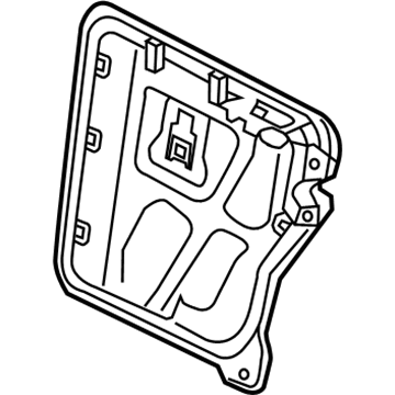 Lexus 71018-76020 Frame Sub-Assembly, Rear Seat