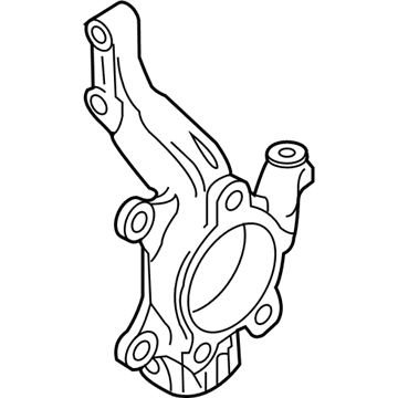 Nissan 40014-ED000 Spindle-KNUCKLE, RH