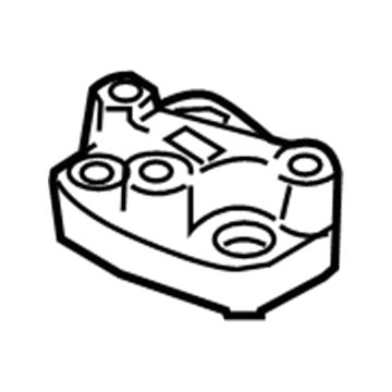 BMW 54-34-7-157-755 Bracket, Main Bearing, Rear Module, Left