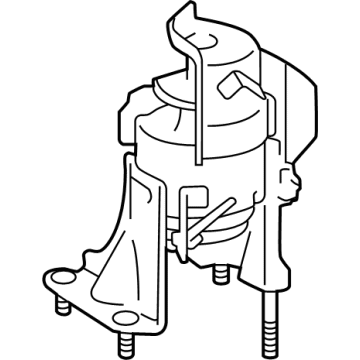 Lexus 12380-25030 INSULATOR ASSY, ENGI