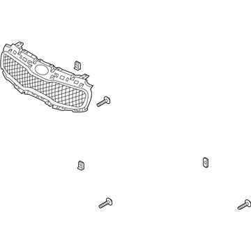 Kia 86350D9600 Radiator Grille Assembly