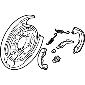 Hyundai 58270-3L000 Brake Assembly-Parking Rear, RH