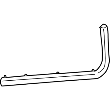 Mopar 4724771AB WEATHERSTRIP-SILL Rear Secondary