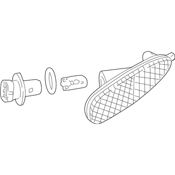 GM 92155601 Lamp Asm-Front Side Marker