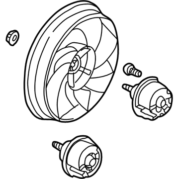 GM 12463002 Fan Kit, Engine Electric Coolant