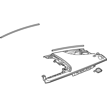 GM 84663100 Upper Trim Panel