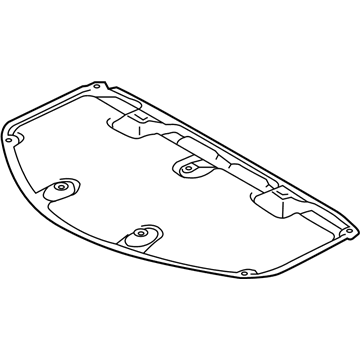 Lexus 53341-06370 INSULATOR, Hood