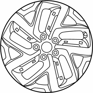 Hyundai 52910-K4100 WHEEL ASSY-ALUMINIUM