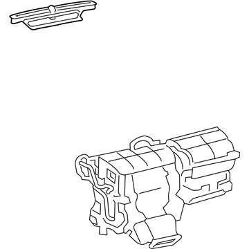 Toyota 55950-42070 Nozzle Assembly, DEFROST