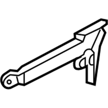 Hyundai 81376-25000 Cover-Front Door Safety Lock Rod, LH