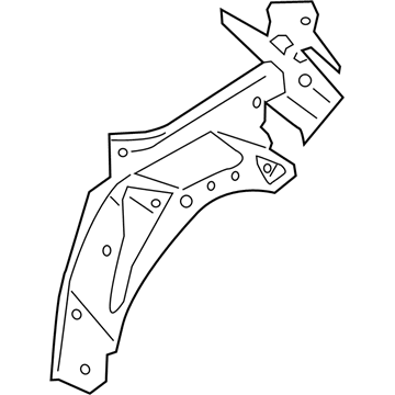 BMW 41-00-7-494-531 LEFT INTERIOR SIDE FRAME