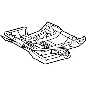 Lexus 71016-60330 Frame Sub-Assembly, Rear Seat