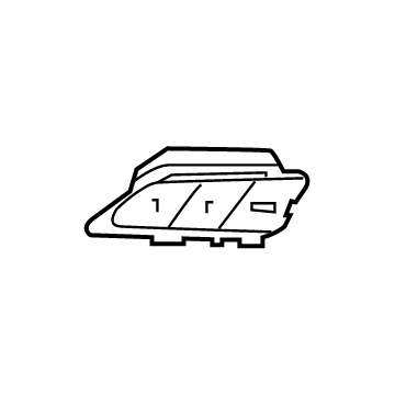 BMW 61-31-9-867-158 SWITCH COMBINATION SEAT MEMO