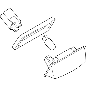 Nissan 26510-8991B Lamp Assembly-Licence Plate