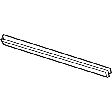 Mopar 4894474AE WEATHERSTRIP-Front Door Belt