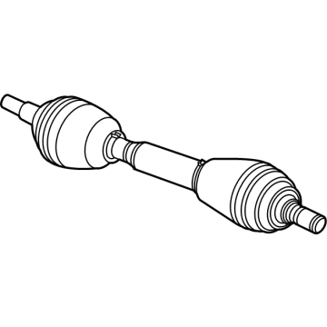 Mopar 68380006AB AXLE HALF