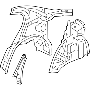 Honda 64300-SNF-315ZZ Panel Set, R. RR. Inside