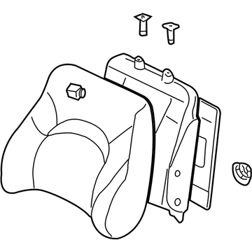 Hyundai 88400-39340-PAZ Back Assembly-Front Seat, RH