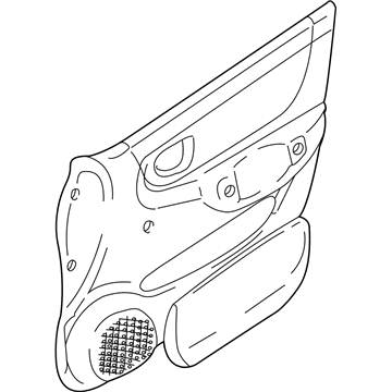 Hyundai 82380-25000-LT Pocket-Door Map, RH