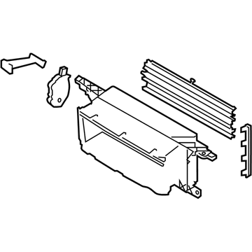 Ford JL3Z-8475-B Radiator Shutter Assembly